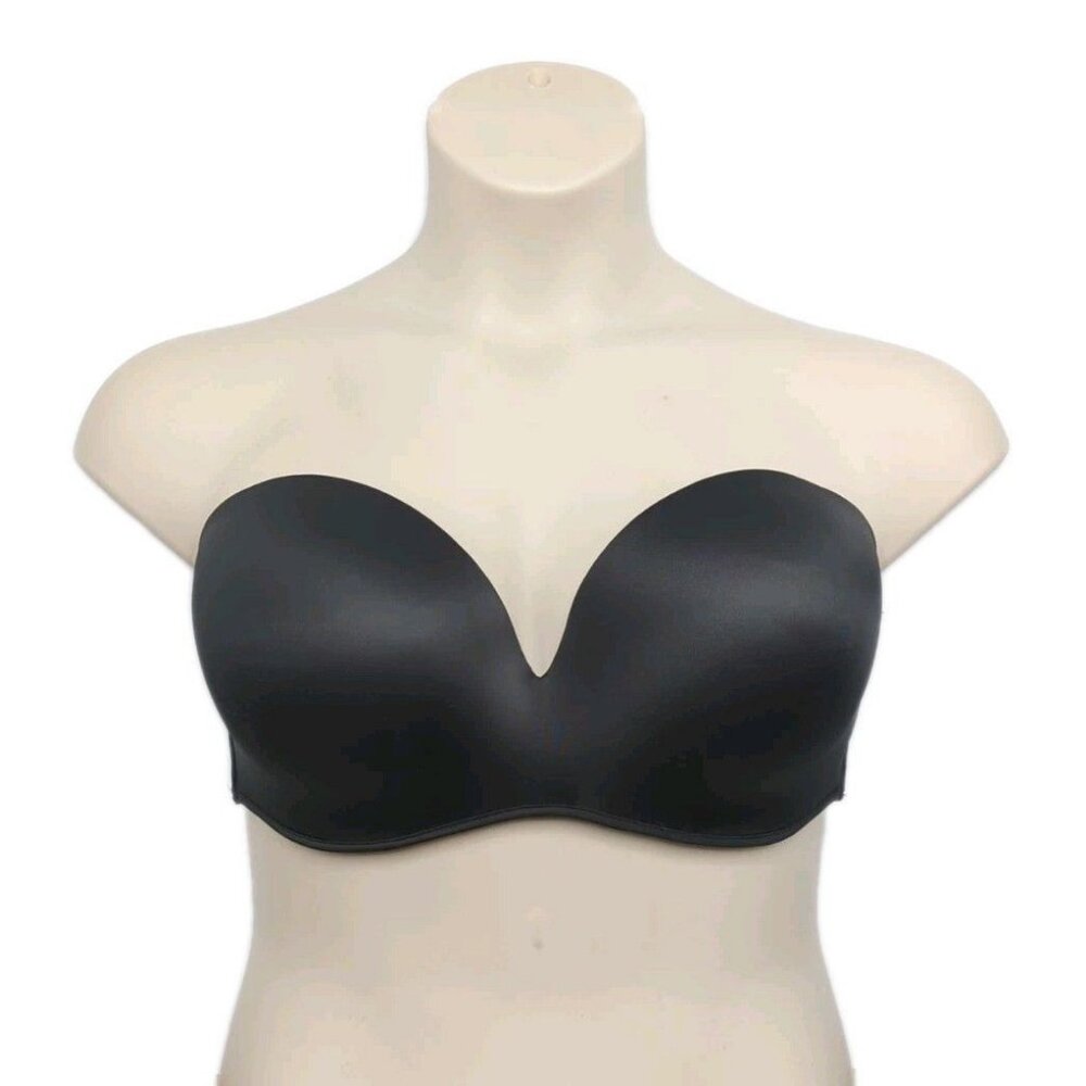 Lane Bryant Cacique Womens Bra Boost Multi Way Strapless 40D Black
